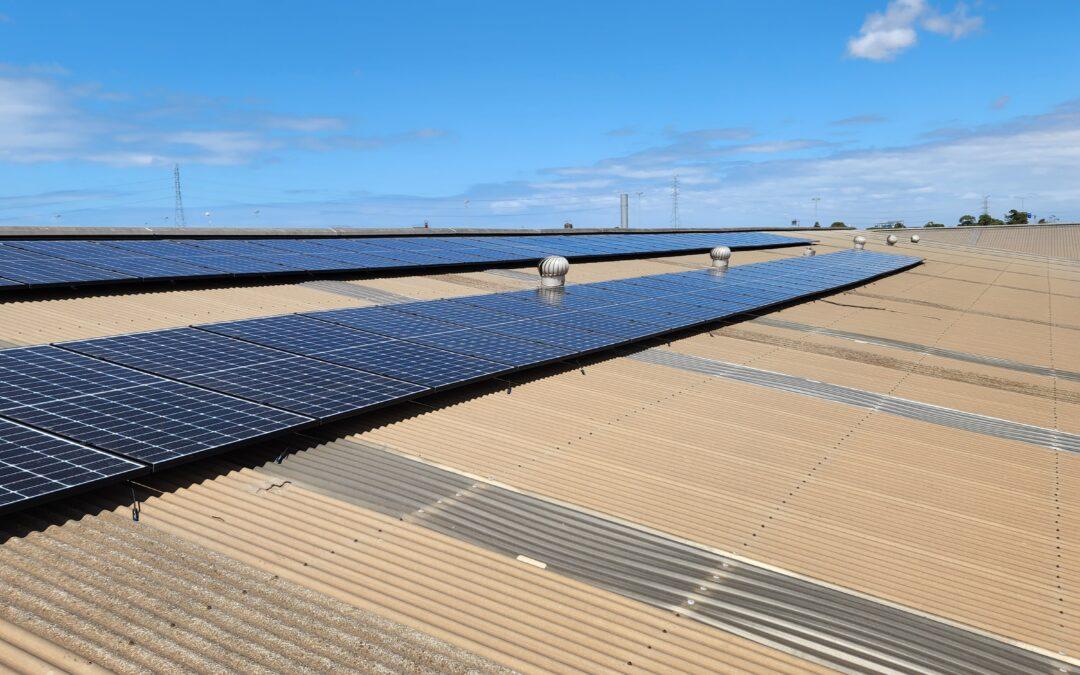 Cox Steel Coating 29.7Kw Three phase Grid Connected Solar System